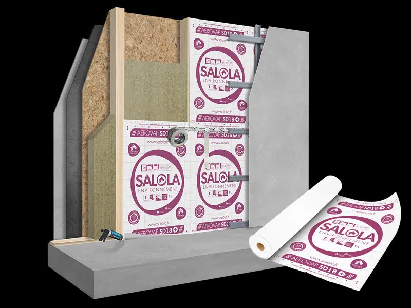 Ecran pare-vapeur SD18M-150+  Rouleaux de 1.50 x 50 m (75 m2) 