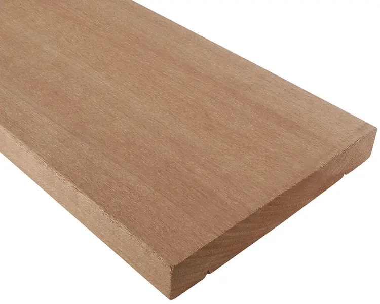 Lame terrasse exotique kapur  21 x 145 x 2.45 à 4.90m 2 faces lisses