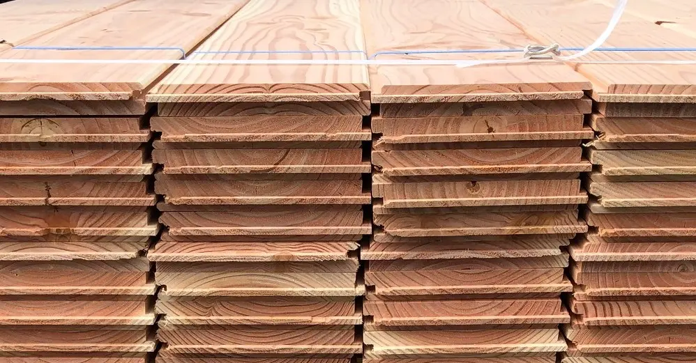 Plancher douglas 22 x 130 x 3.00 m 
