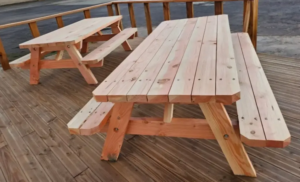 TABLE EXTERIEURE DOUGLAS MASSIF - COMBRAILLE - LG 2.50 M  