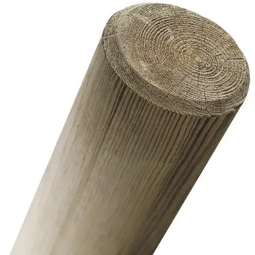 Rondin pin cl4 diam 140 x 4,00 m 
